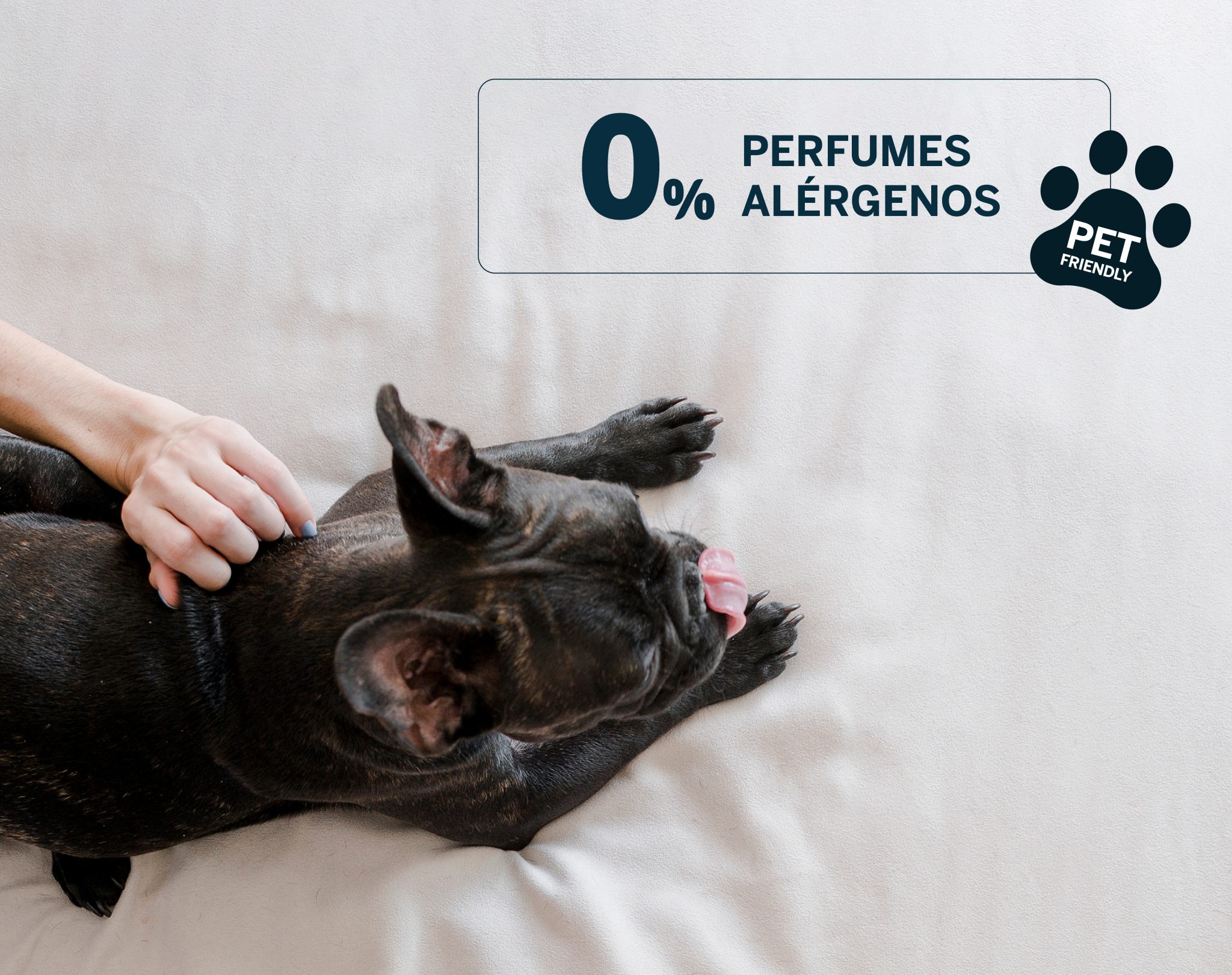 Sin perfumes ni alérgenos